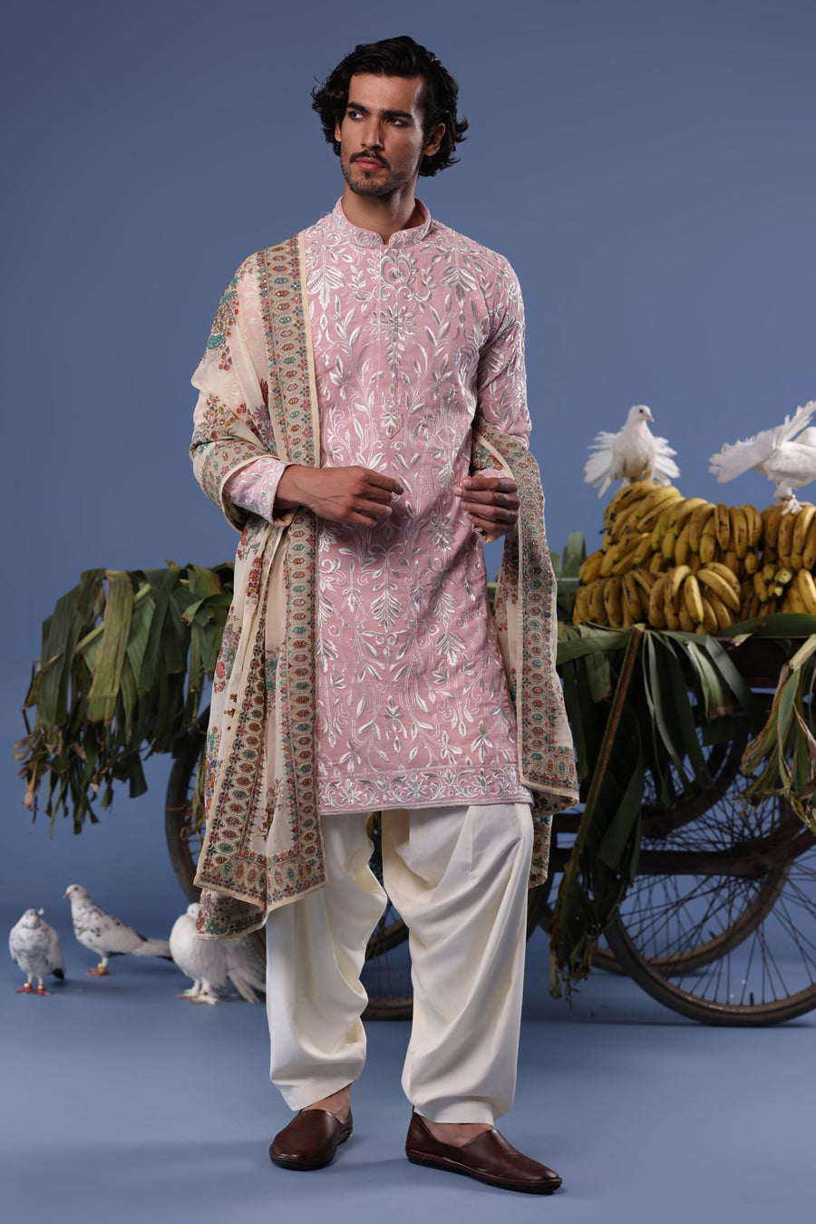 Feroz Pink Kurta Set