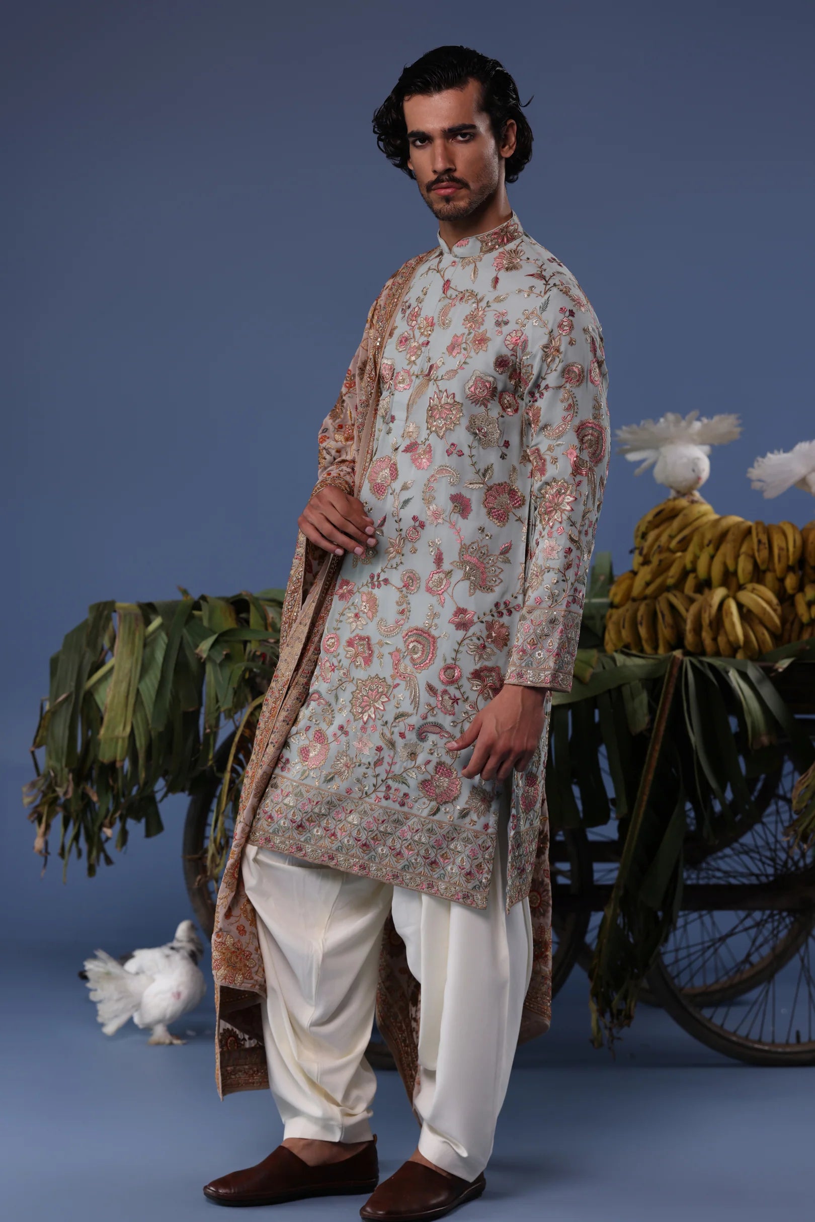 Ehaan Sky Blue Kurta Set