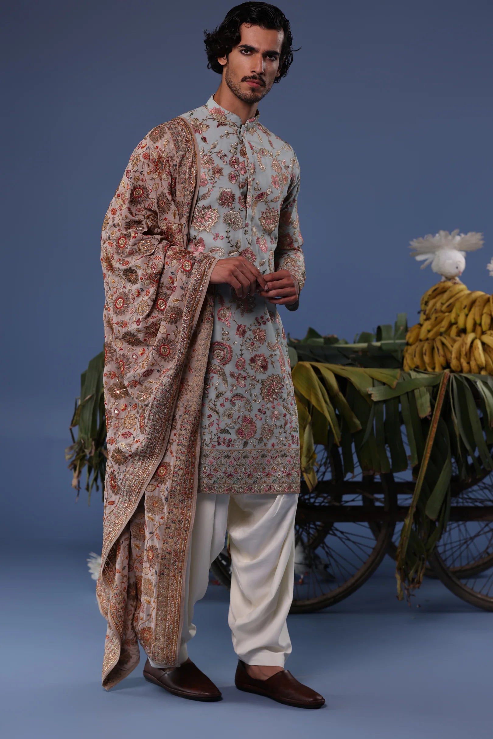 Ehaan Sky Blue Kurta Set