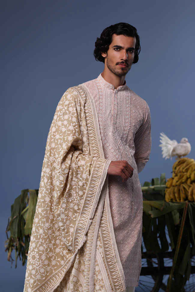 Basir Pink Kurta Set