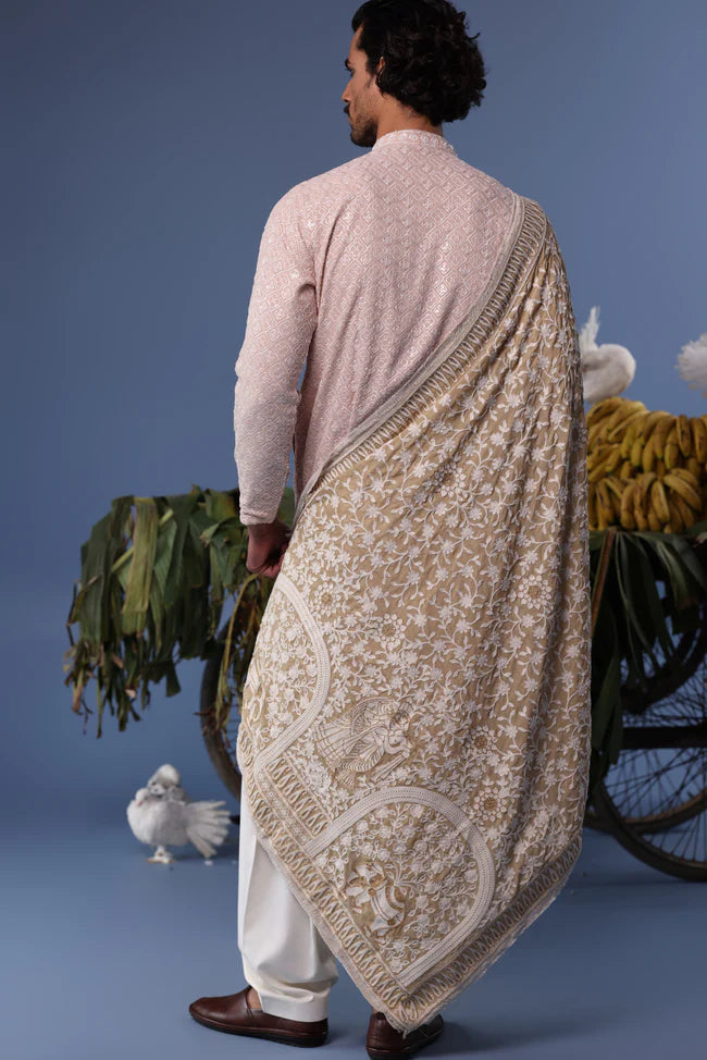 Basir Pink Kurta Set