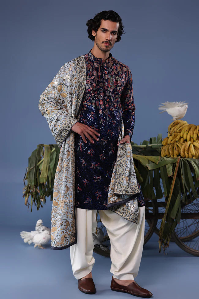 Mihir Blue Kurta Set