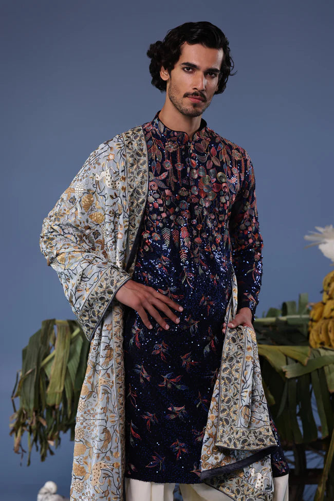 Mihir Blue Kurta Set