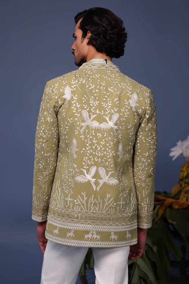 Farukh Mehndi Jodhpuri Set