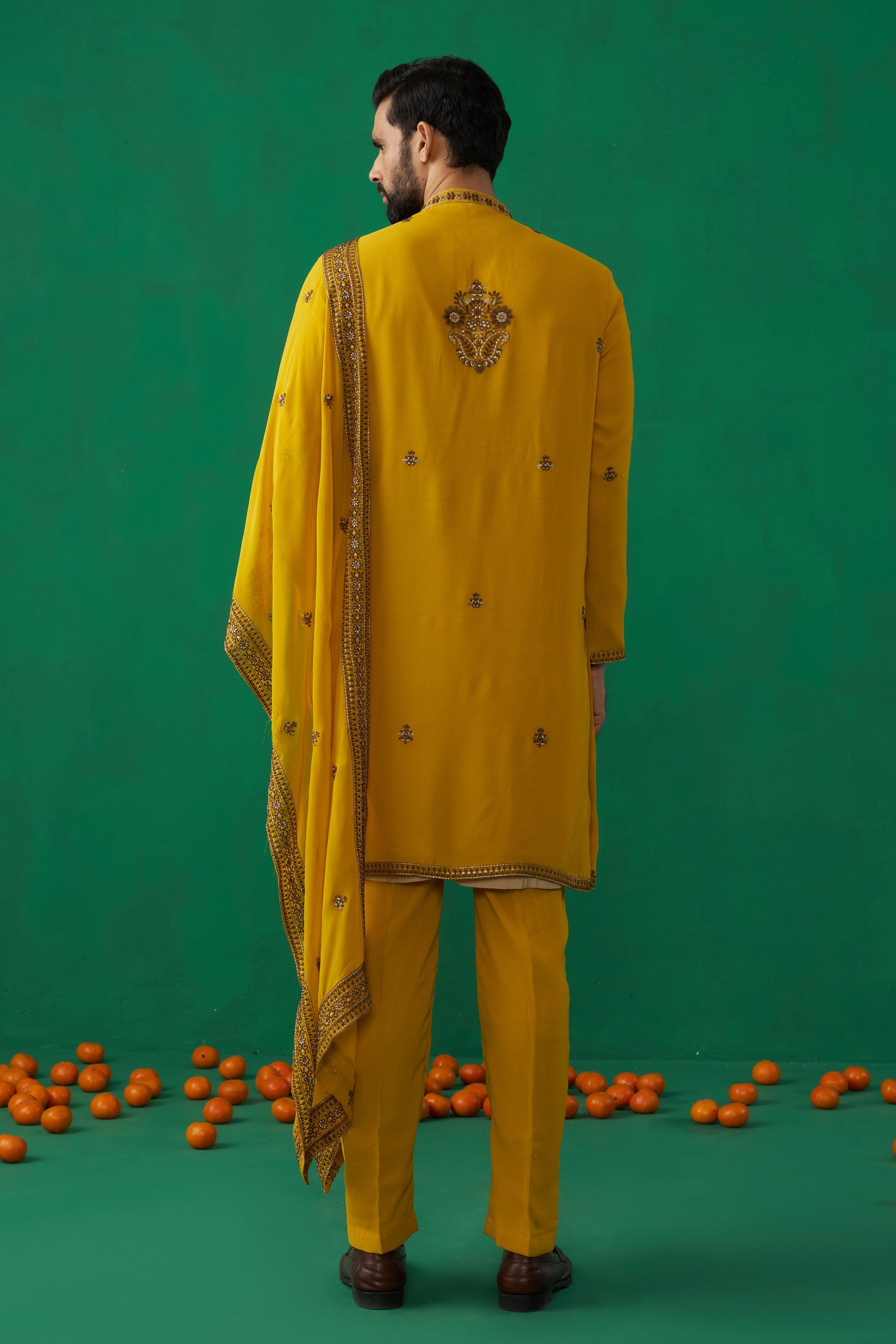 ARABIC HALDI KURTA SET