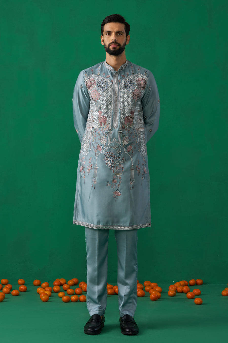 MAYUR SKYBLUE KURTA SET