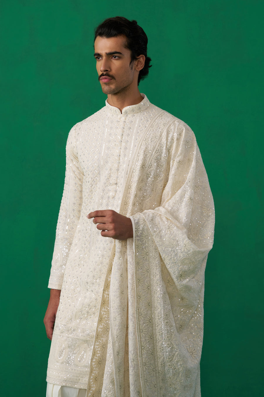 SULTAN IVORY KURTA SET