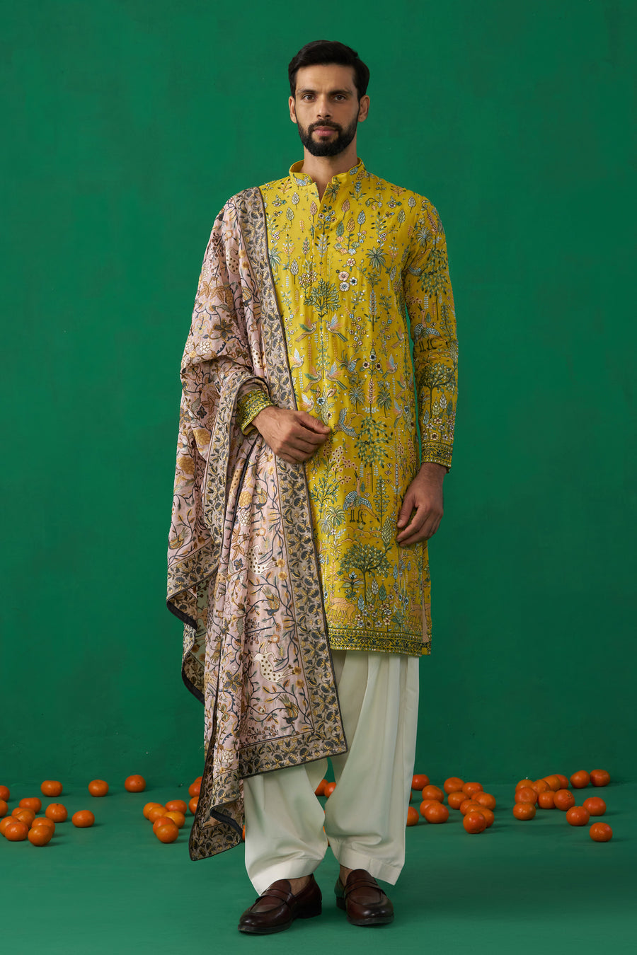 BIRD HALDI KURTA SET