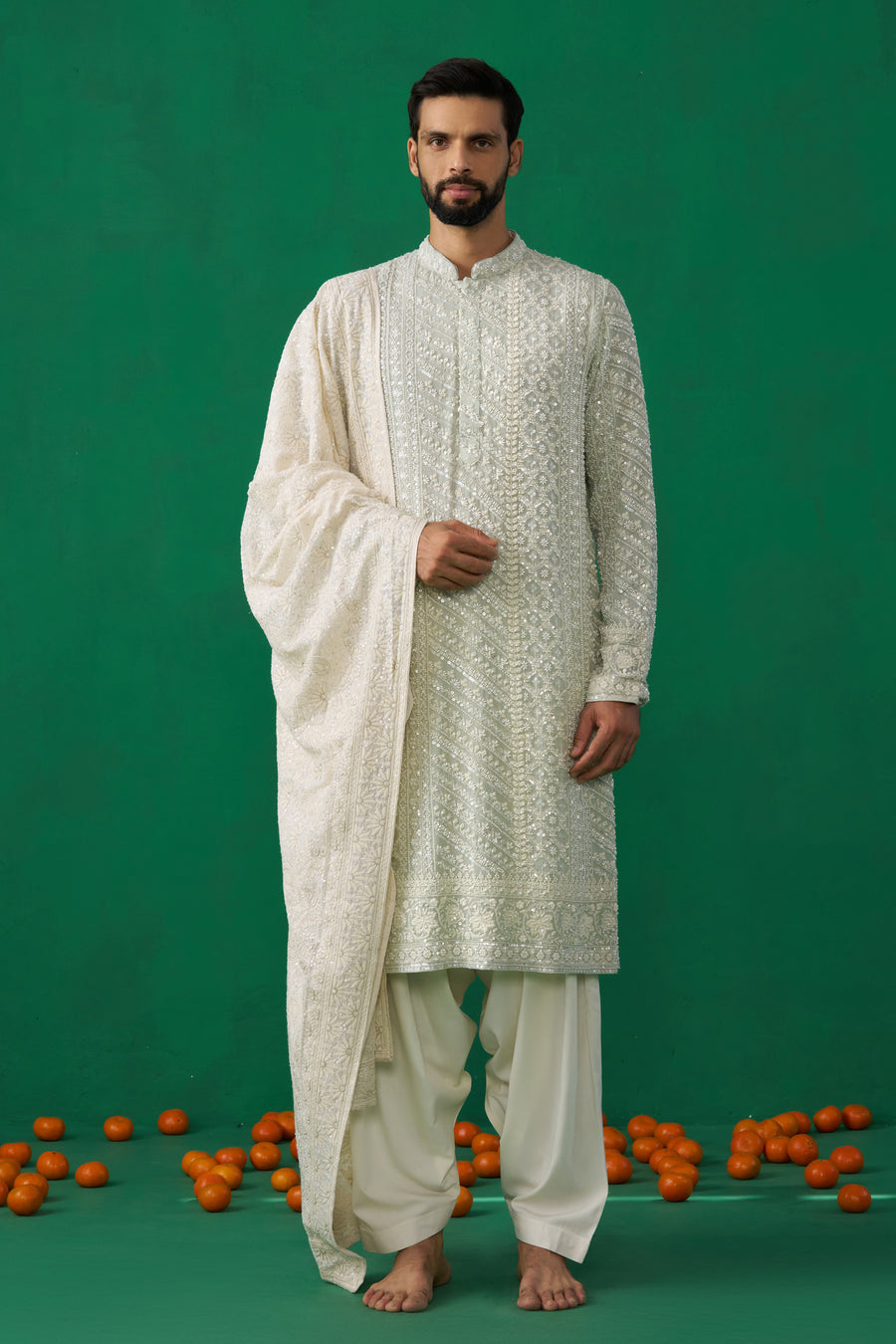 CUTDANA SKY KURTA SET