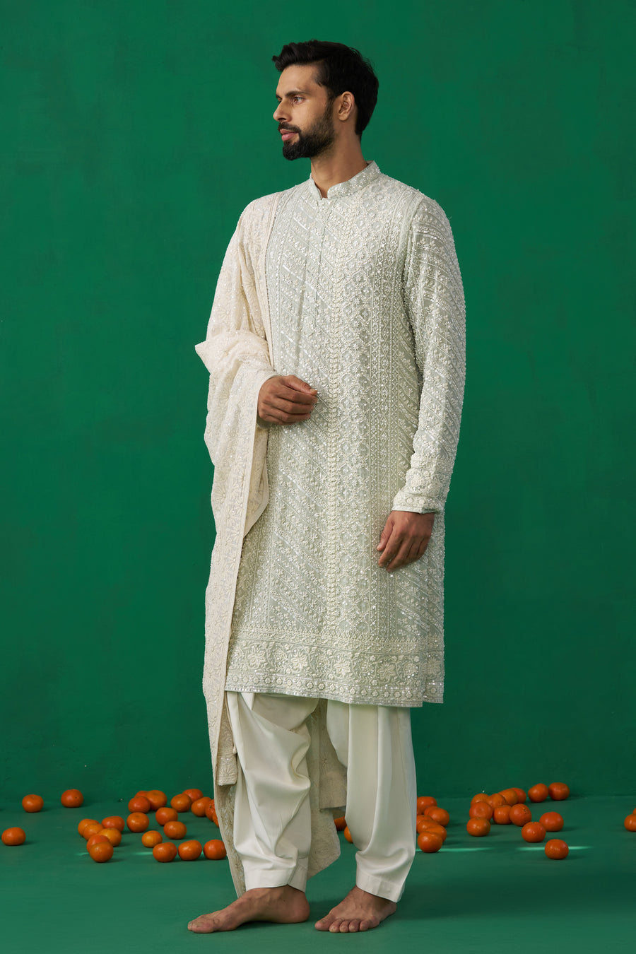 CUTDANA SKY KURTA SET