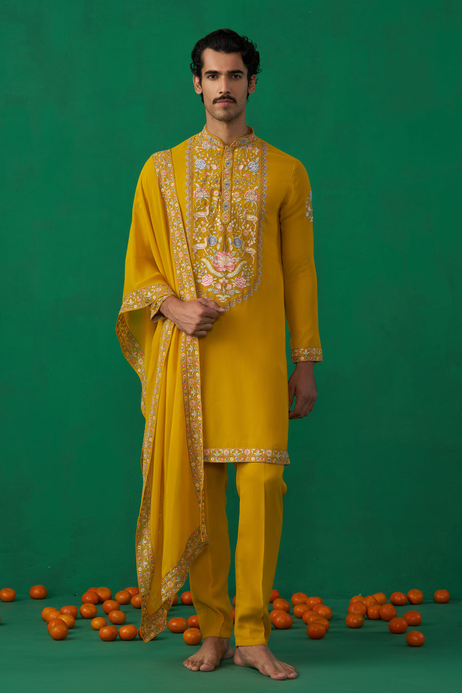 DEER HALDI KURTA SET