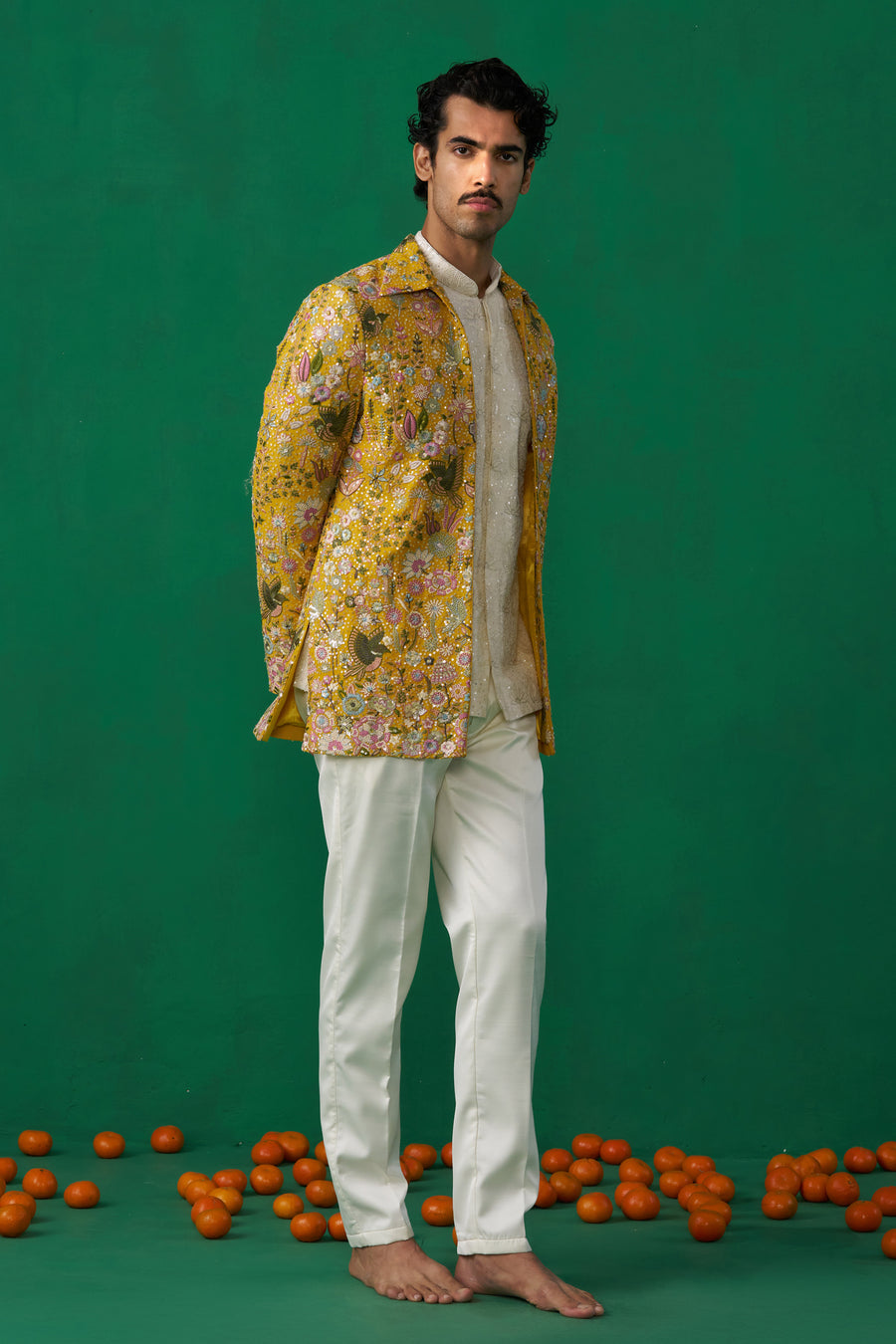 PhOOLPANKH HALDI JODHPURI SET