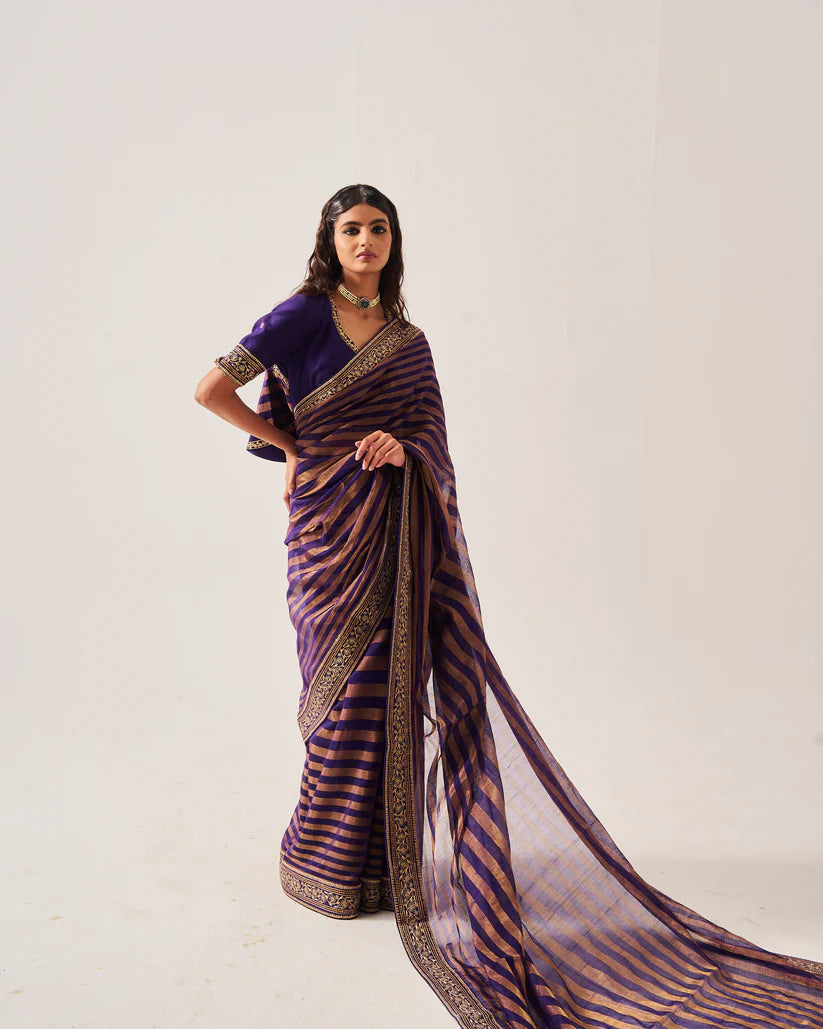 Stripes Saree