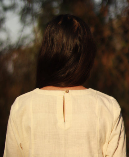 Vilambhit – Classic Long Kurta for Women | Naturally Dyed | Organic Cotton