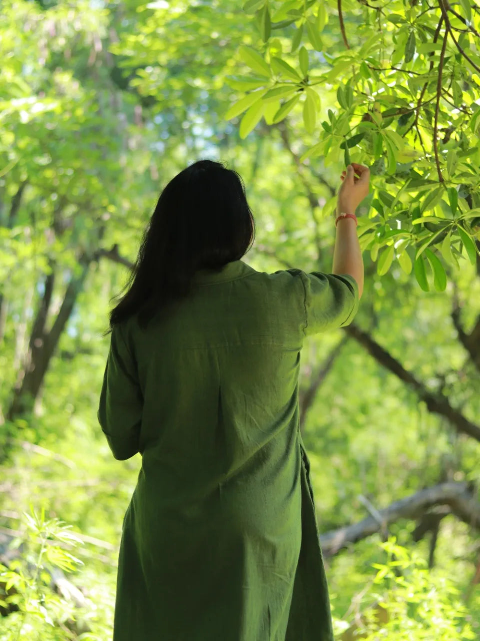 Rupak- Classic Dress for Women | Naturally Dyed | Organic Cotton