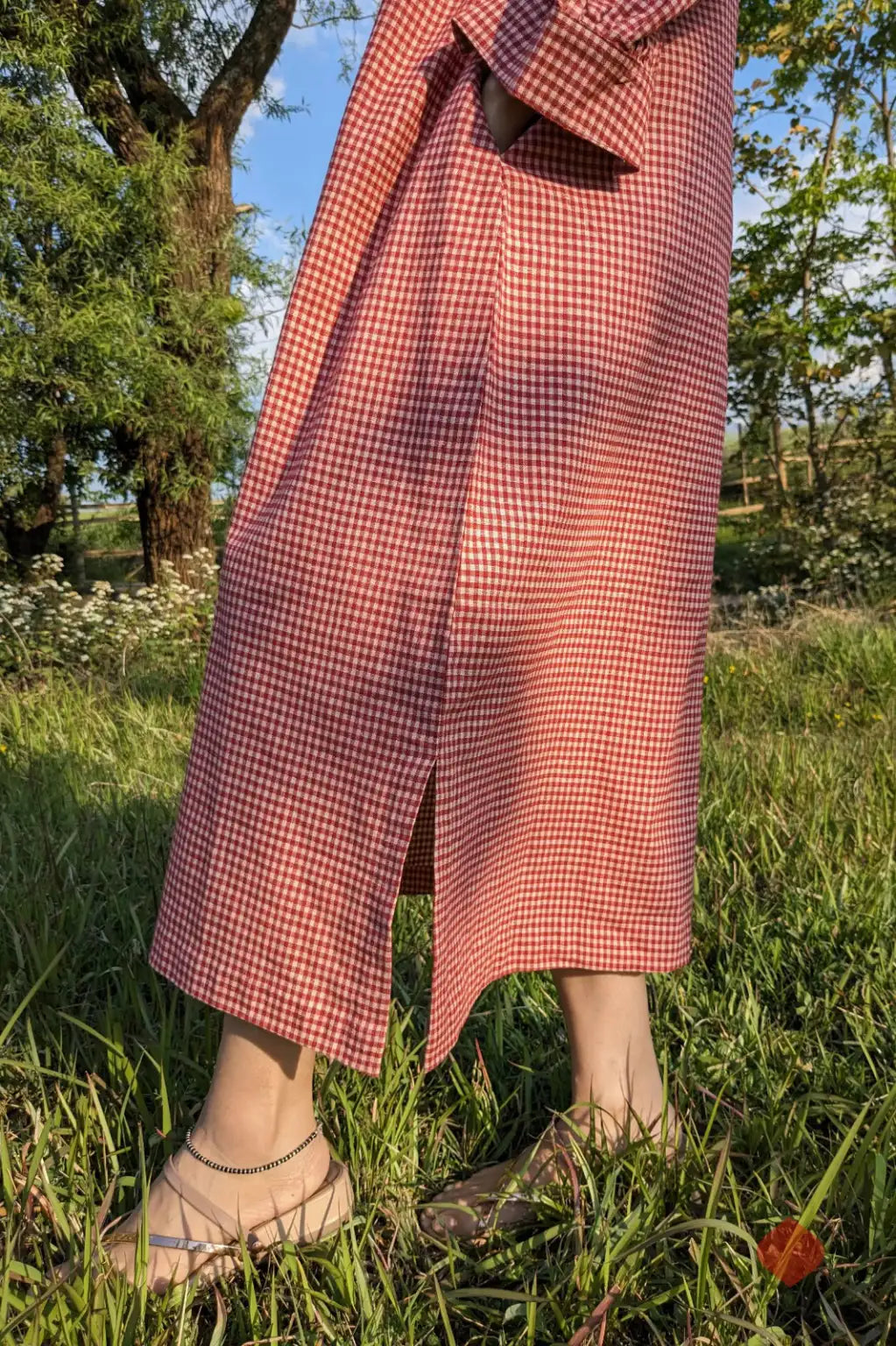 Gopika – Shirt Dress | Naturally Dyed | Handwoven Organic Cotton