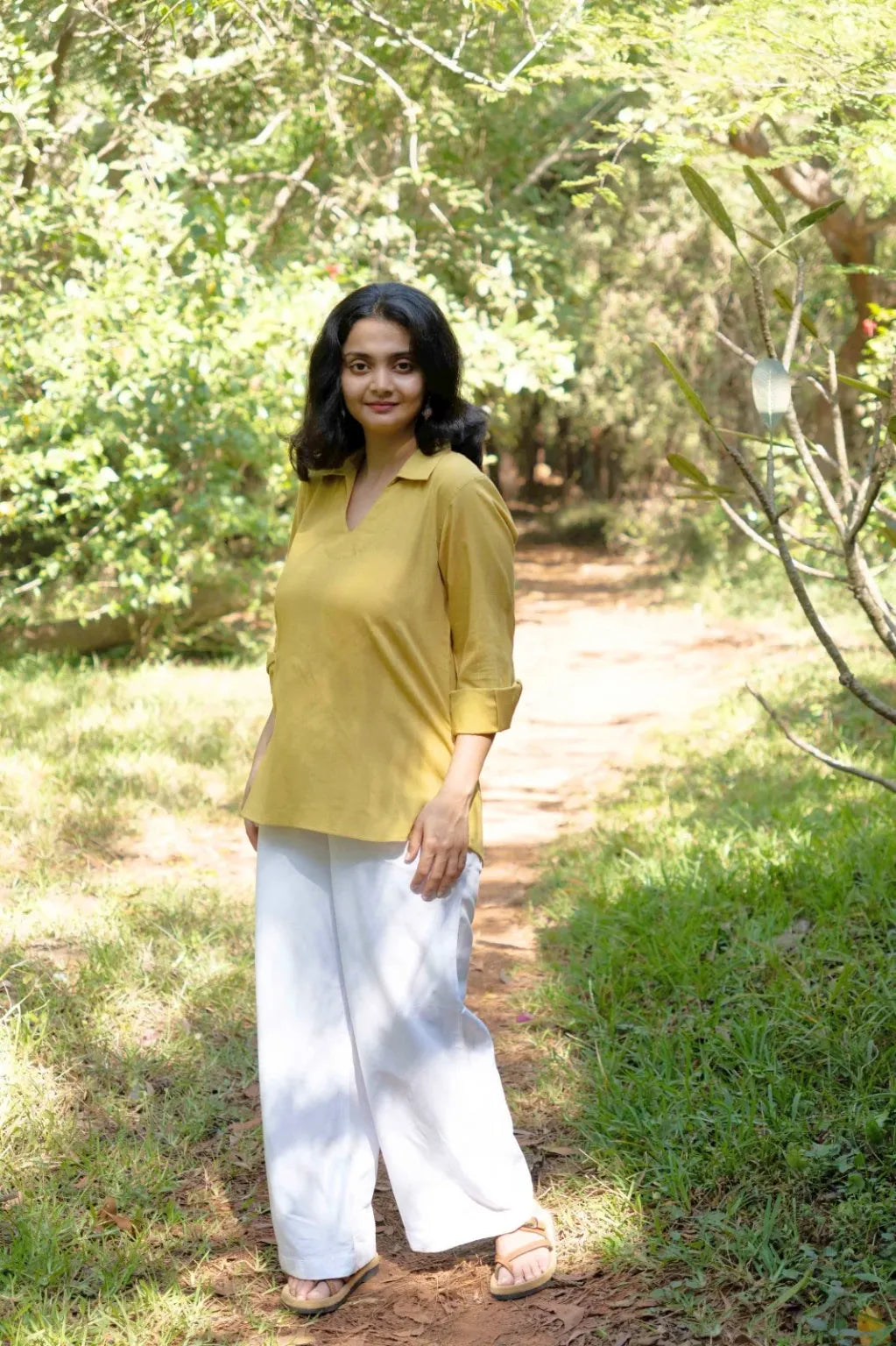 Rewa- Comfy Popover Shirt | Naturally Dyed | Organic Cotton