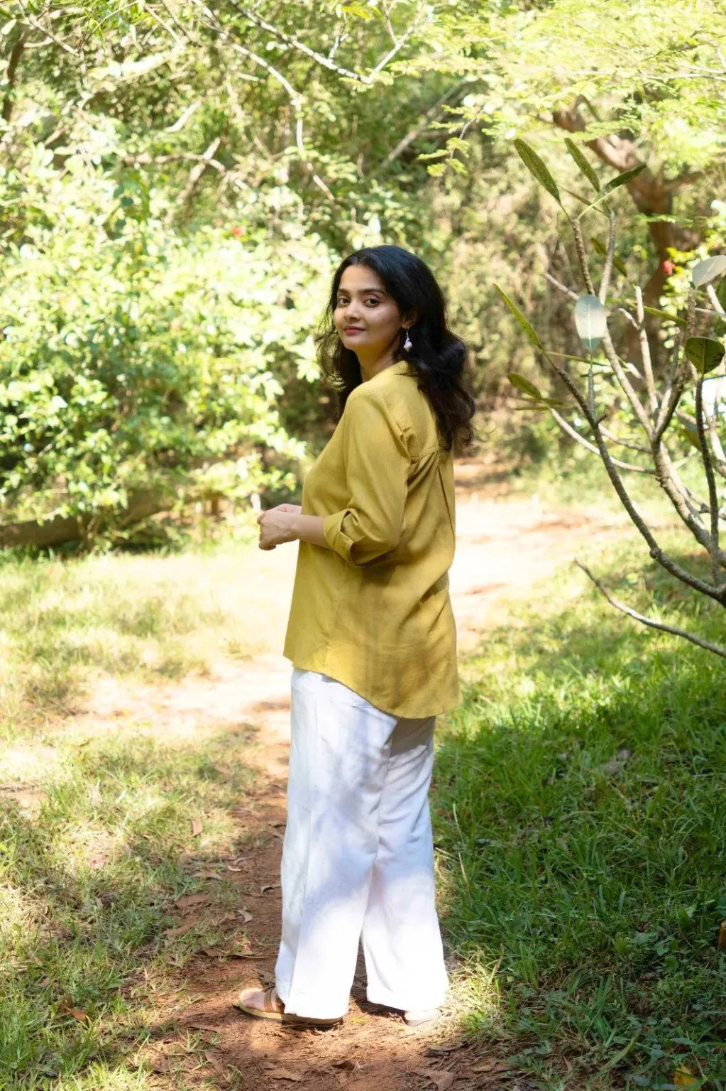 Rewa- Comfy Popover Shirt | Naturally Dyed | Organic Cotton