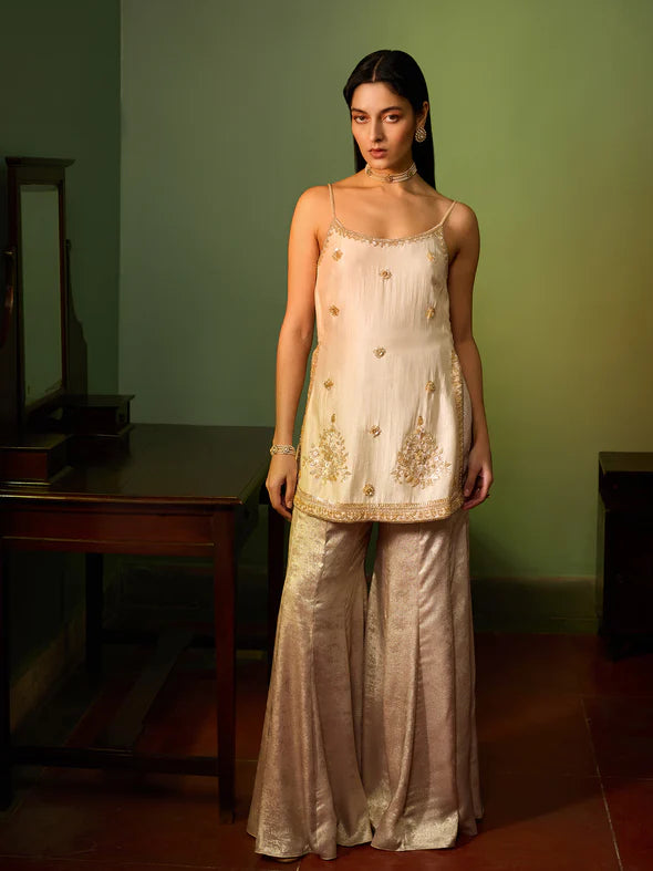 SEREN GOLD SHARARA SET