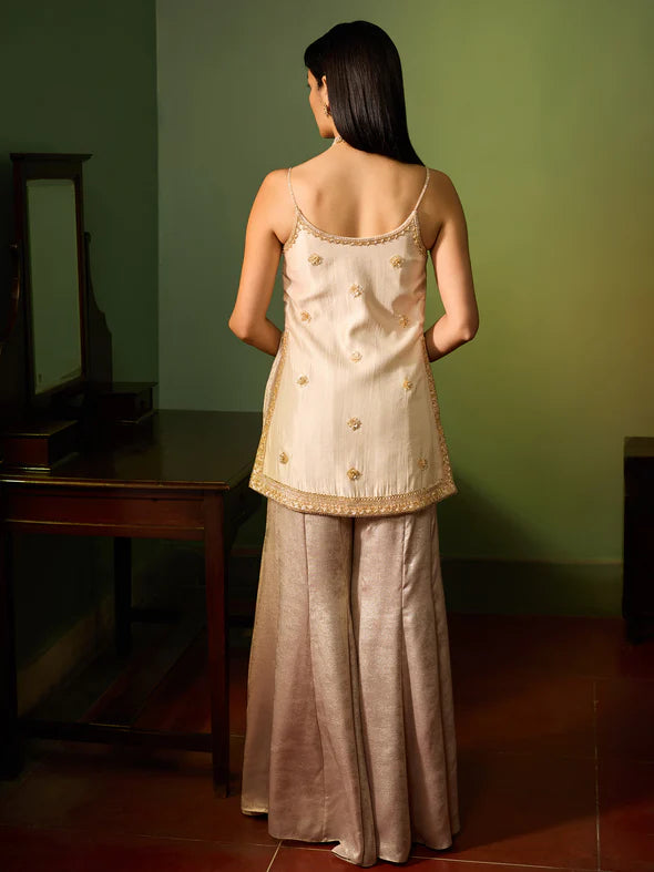 SEREN GOLD SHARARA SET