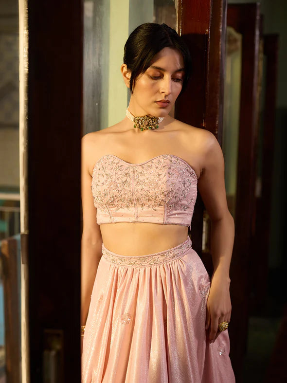 APINK AMARYLIS CORSET LEHENGA SET