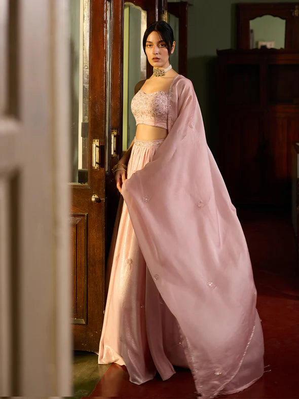 APINK AMARYLIS CORSET LEHENGA SET