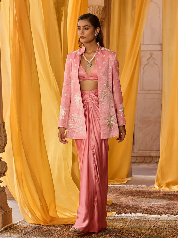 Victorian Rose Jacket & Skirt Set