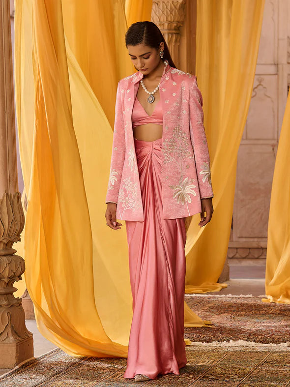 Victorian Rose Jacket & Skirt Set