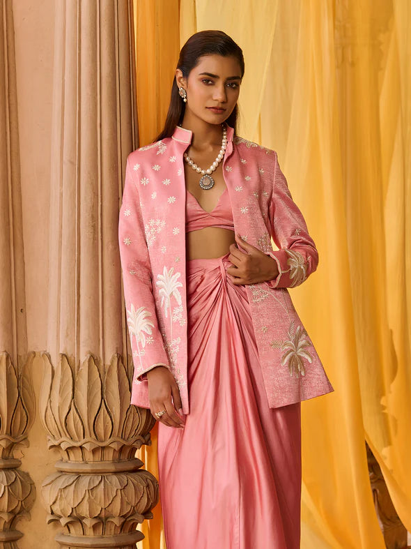 Victorian Rose Jacket & Skirt Set