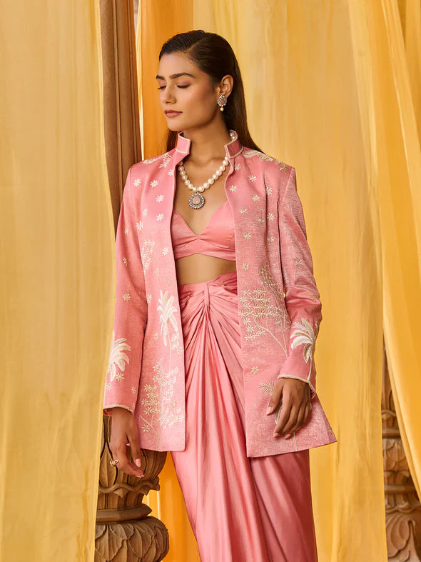 Victorian Rose Jacket & Skirt Set