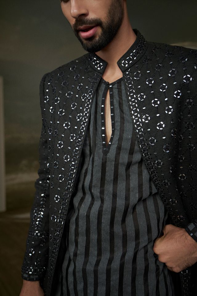 Jacket Kurta Salwar Set