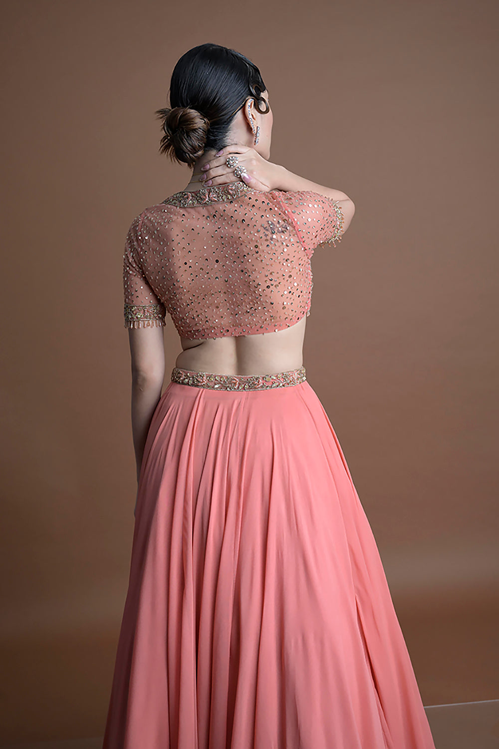 Apricot Affair Lehenga