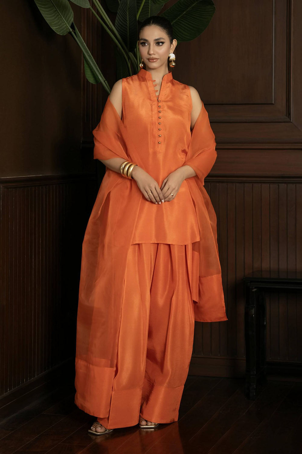 Candy solid Farshi Salwar Set