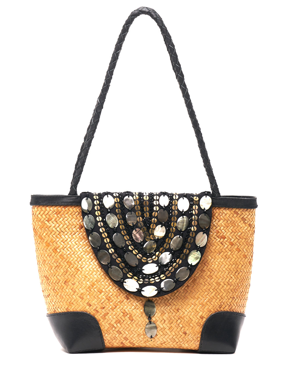 Cosmic Mini Rattan Tote