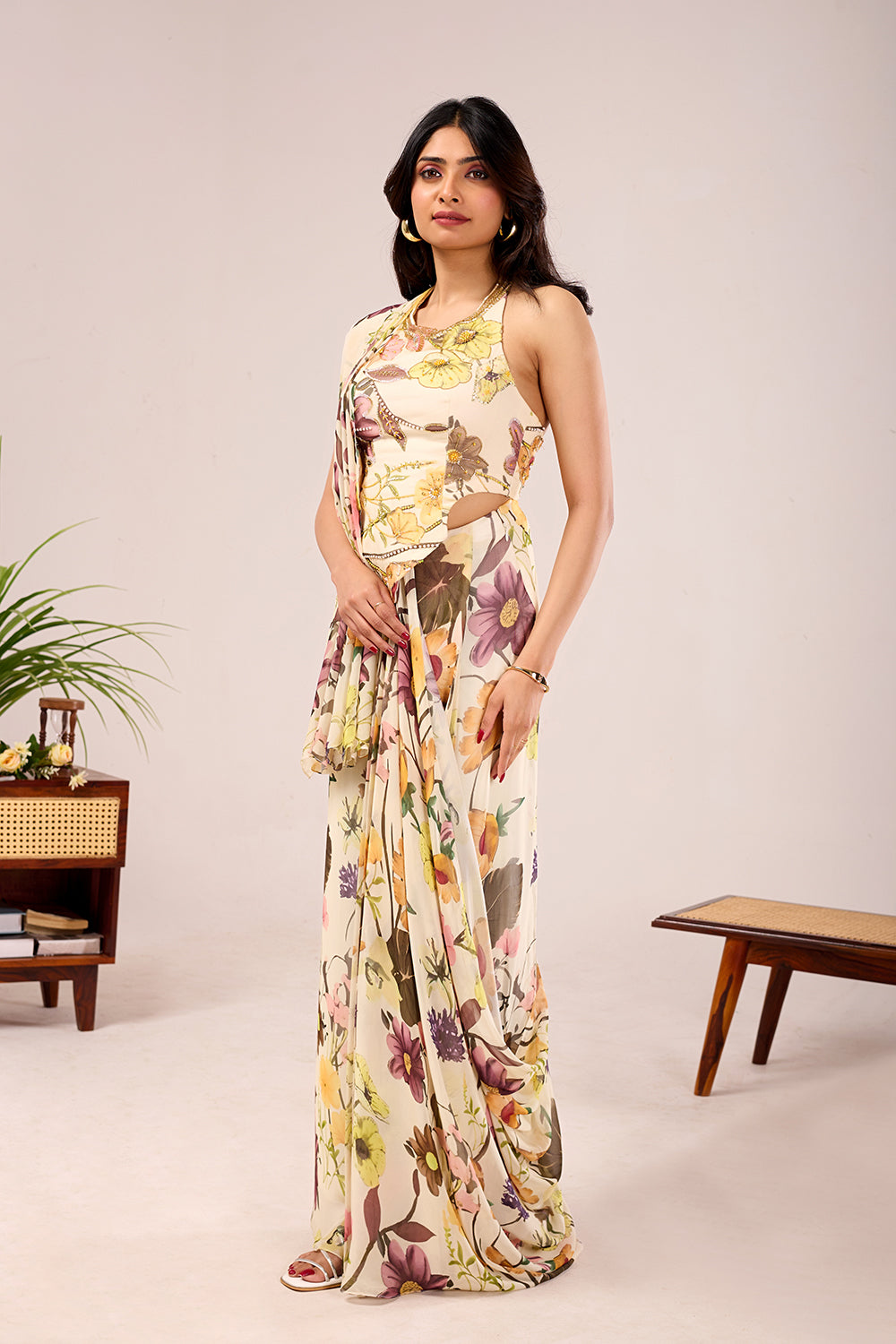 Dori Bloom Saree