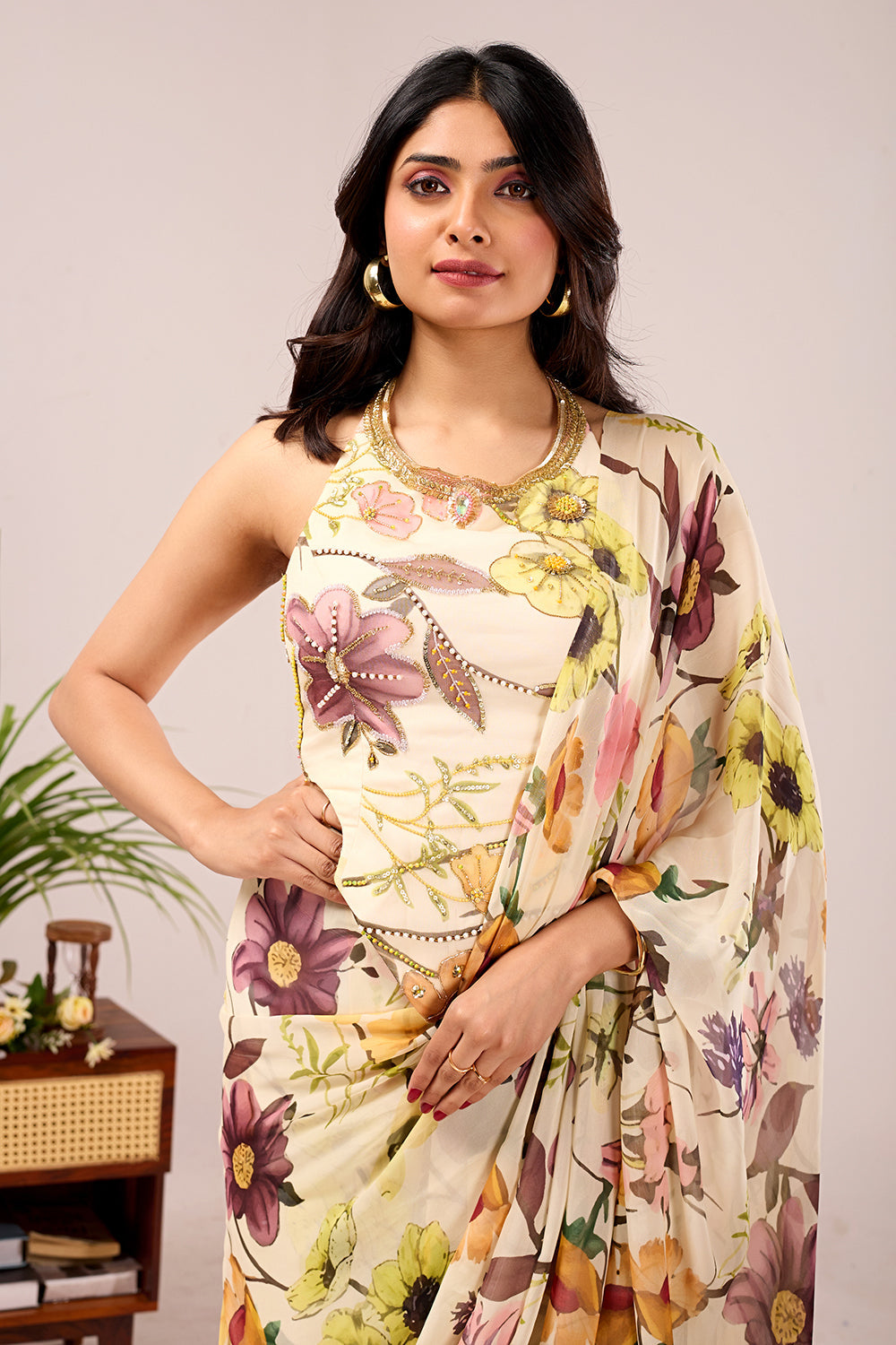 Dori Bloom Saree