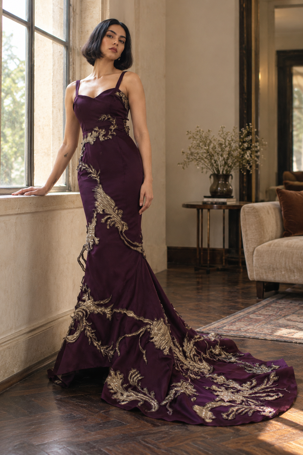 Aurelia Zardozi Couture Gown - image 1