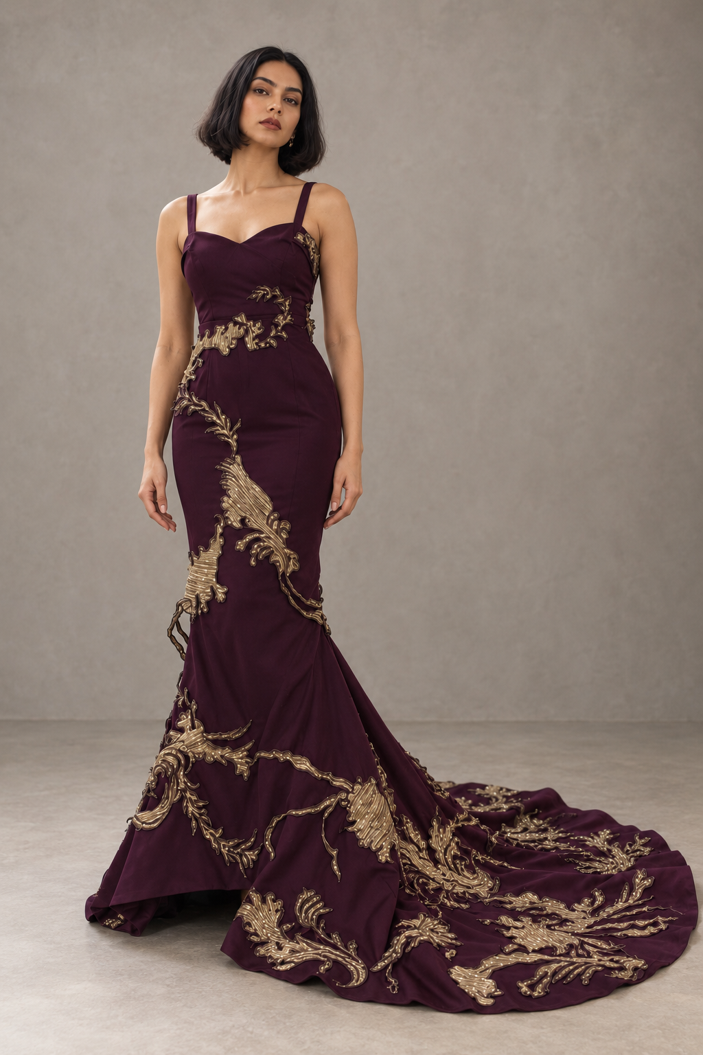 Aurelia Zardozi Couture Gown - image 2