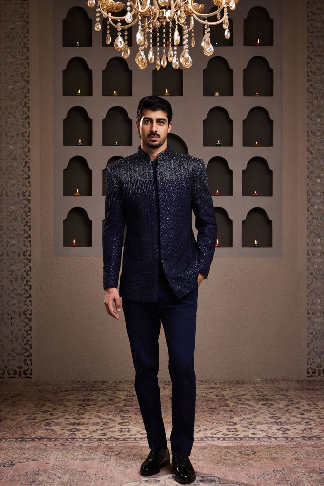 Navyblue Jodhpuri Coat Pant