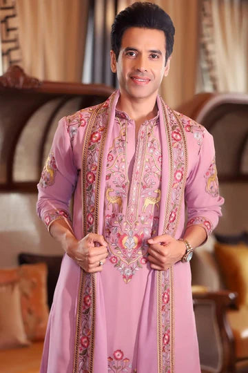 DEER GARDEN PURPLE KURTA SET