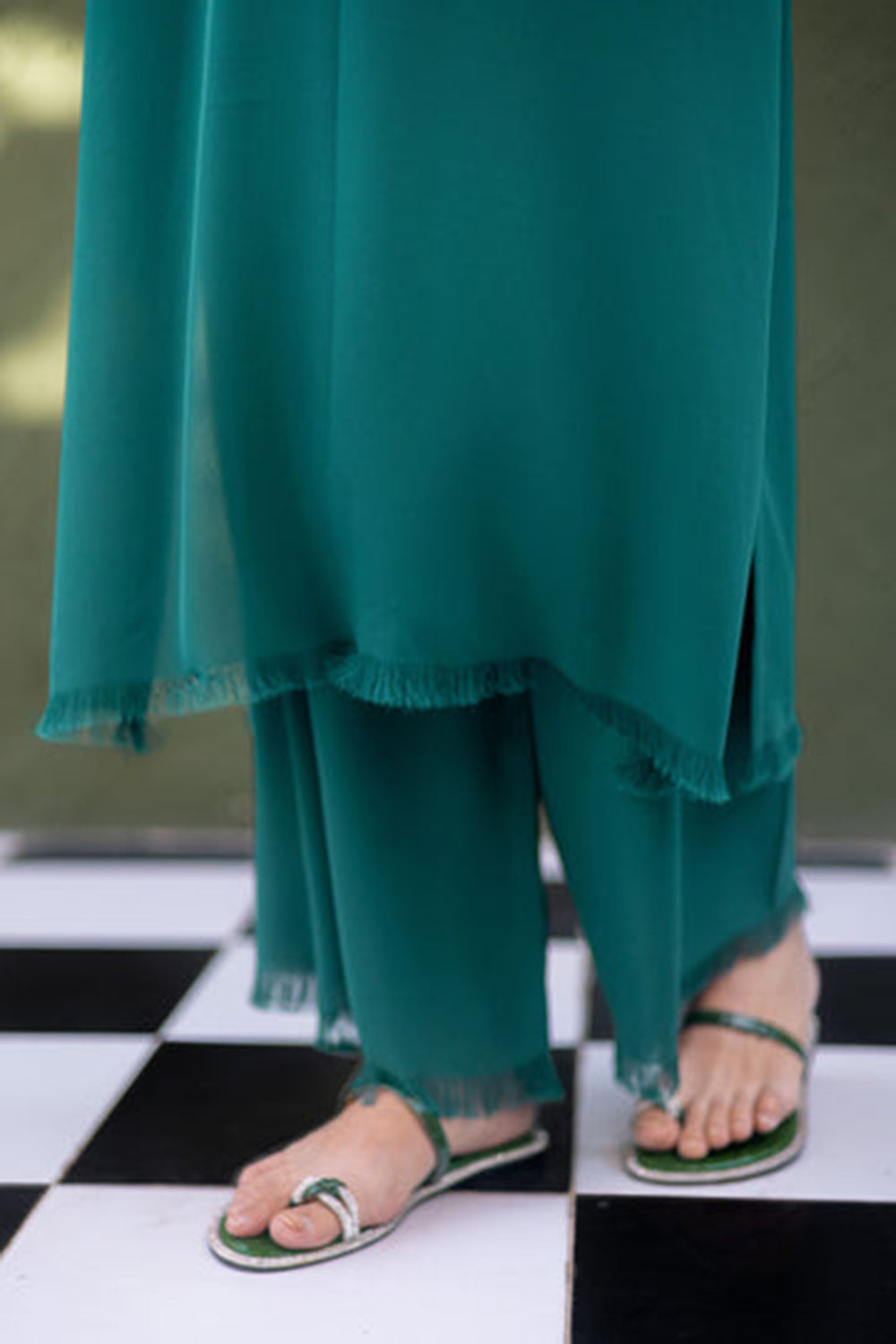 Teal Tide Kurta Set