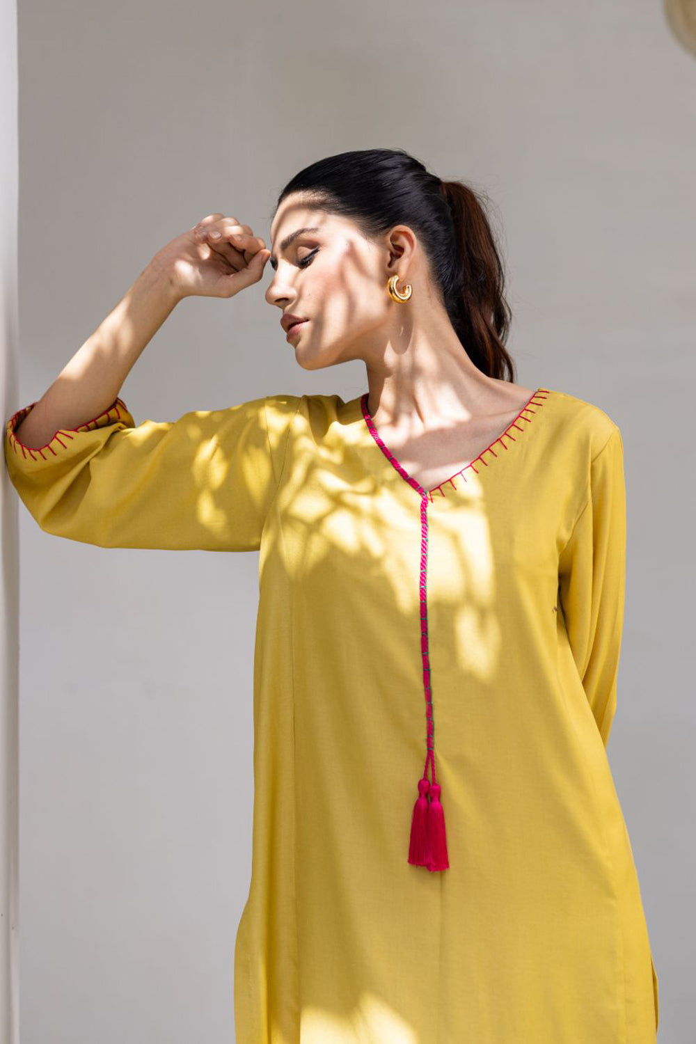 Yellow Summer Kurta Set