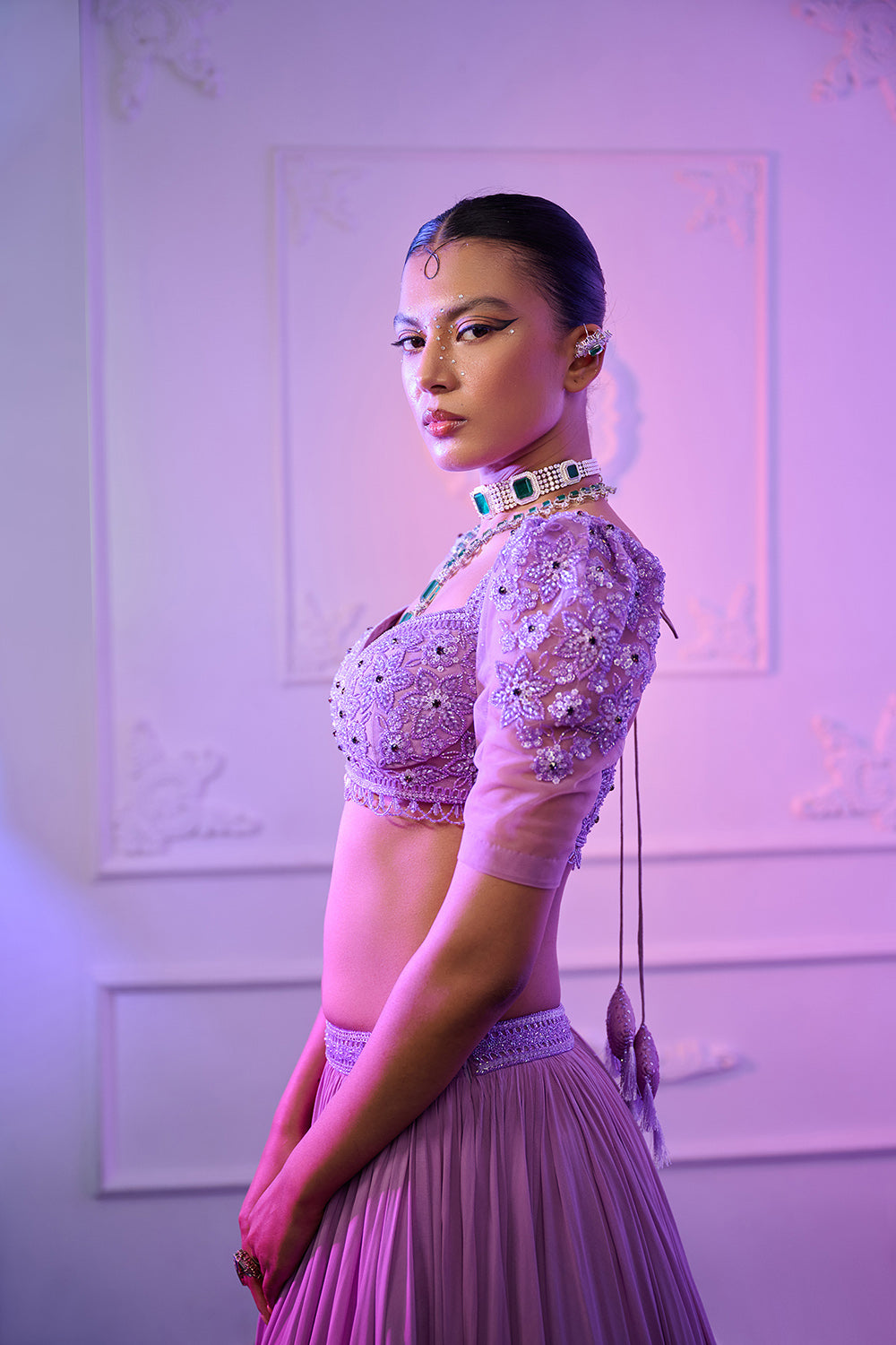 Lilac Charm Lehenga