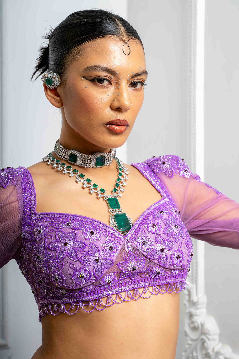 Lilac Charm Lehenga