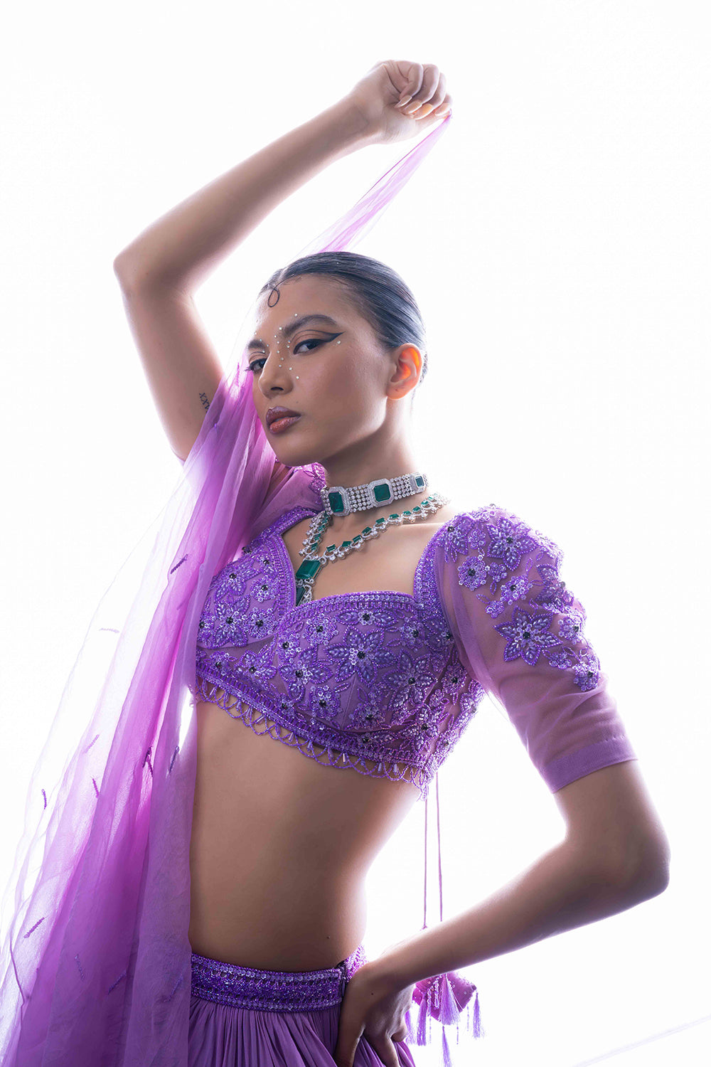 Lilac Charm Lehenga