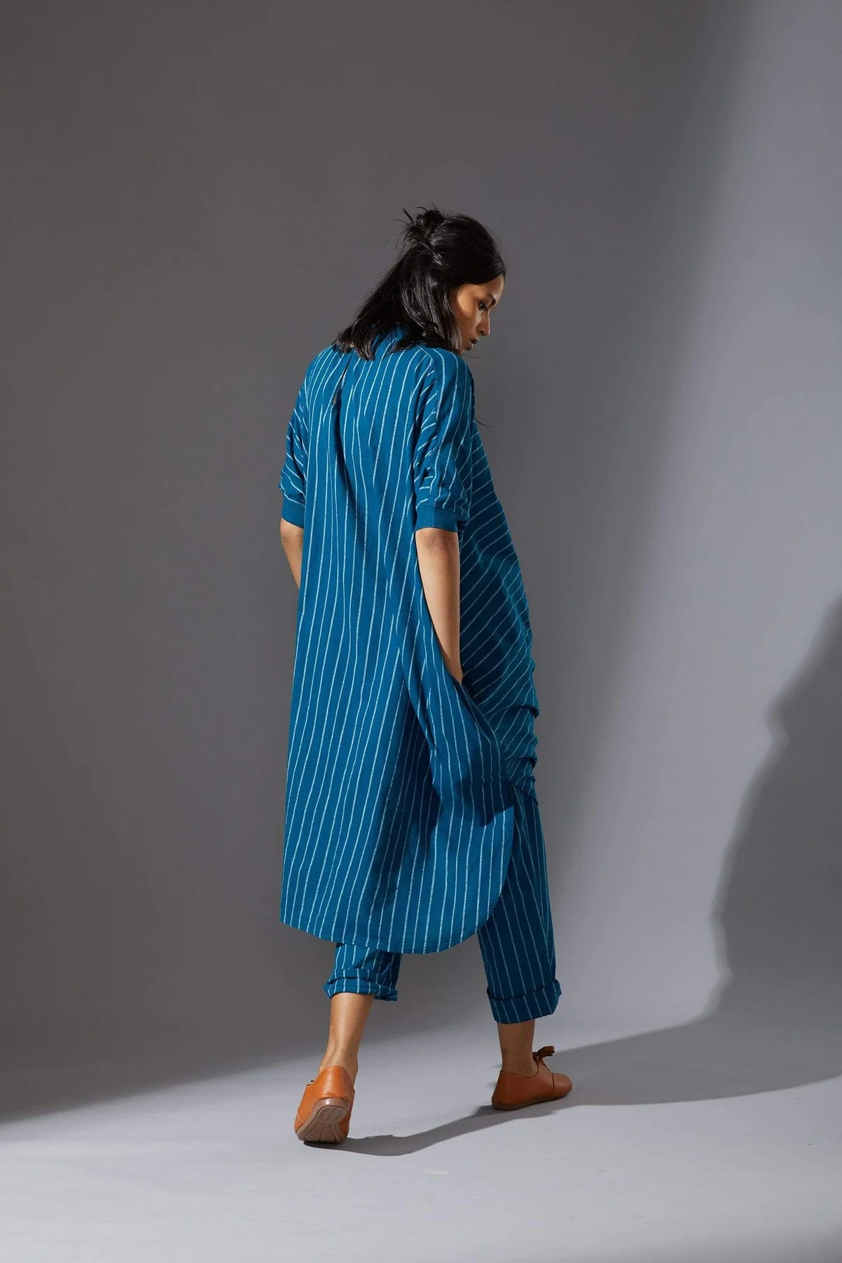 SE Blue & White Striped Pants