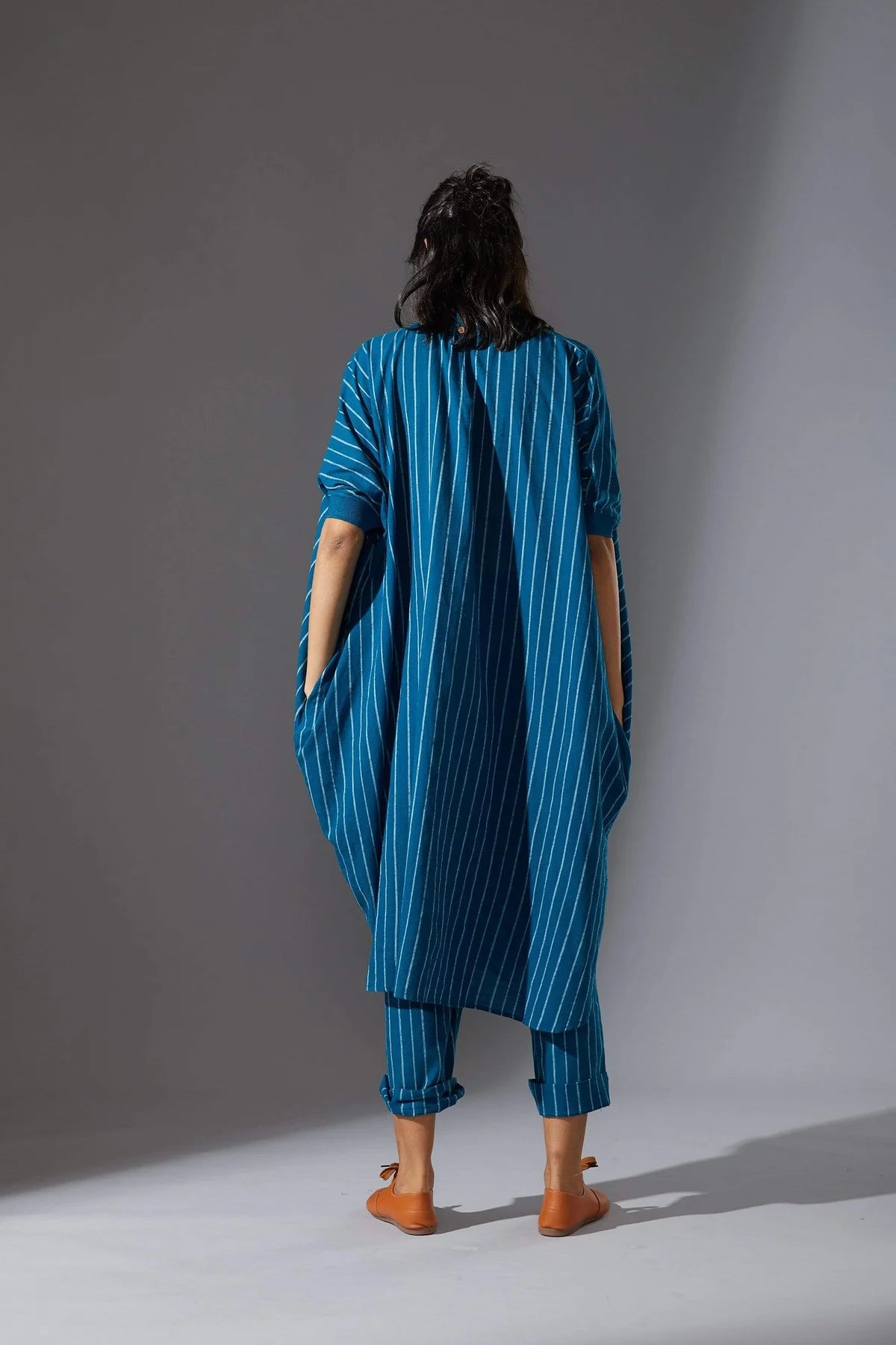 SE Blue & White Striped Pants