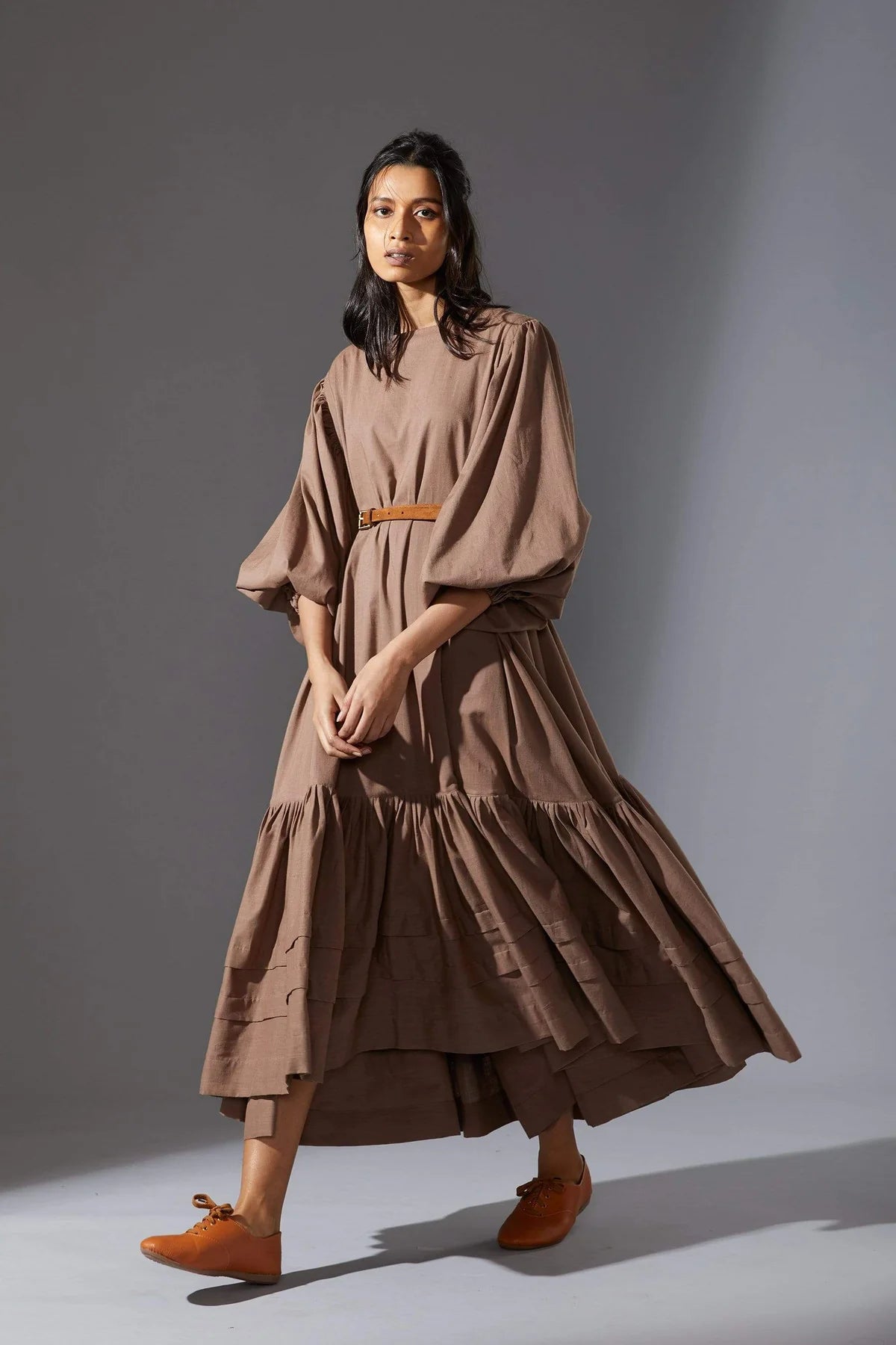 Kaavya Beige Dress