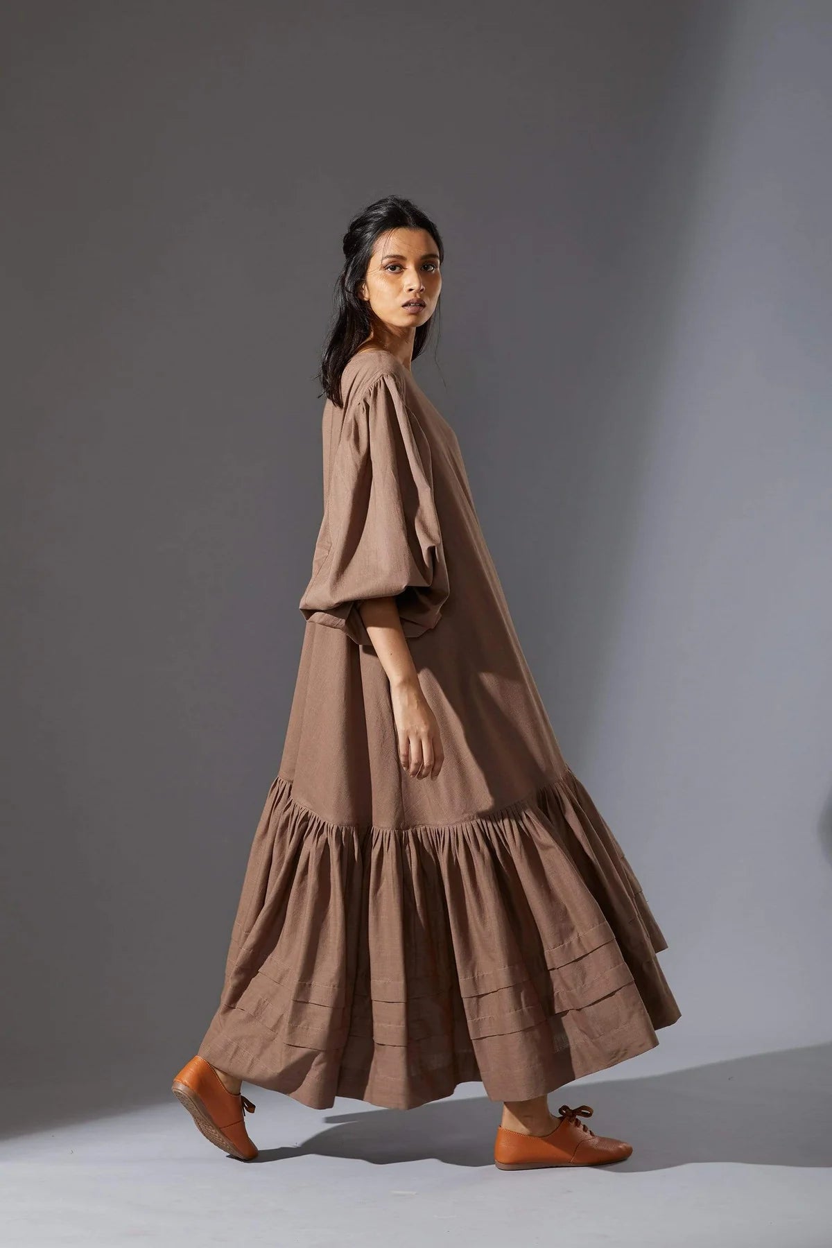 Kaavya Beige Dress