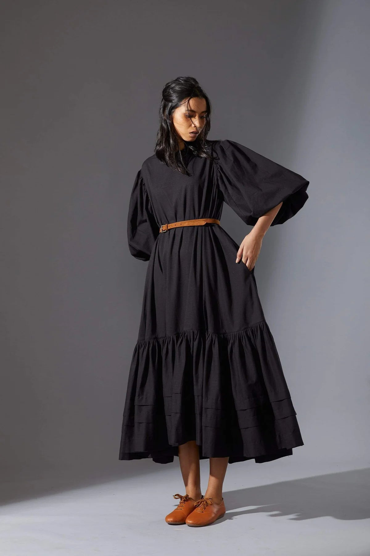 Kaavya Black Dress